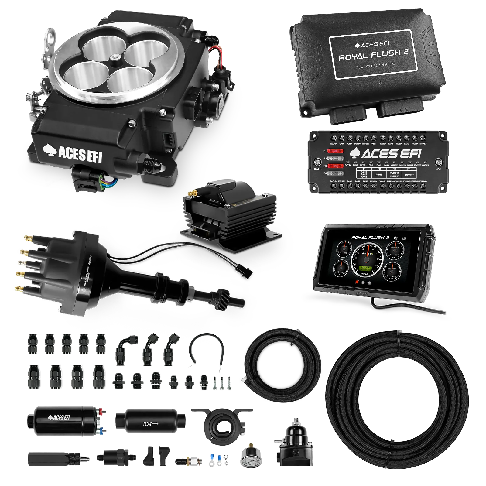 Royal Flush 2 EFI/CDI Master Kits (Black)