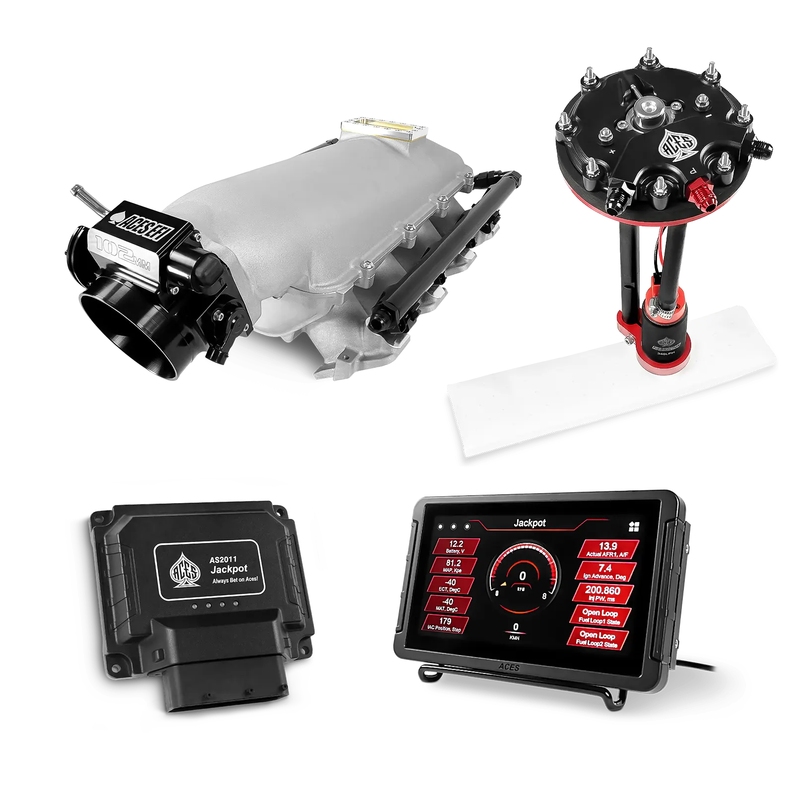 Jackpot LS EFI System - Master Kit with Tank Conversion Pump Module with Internal Regulator