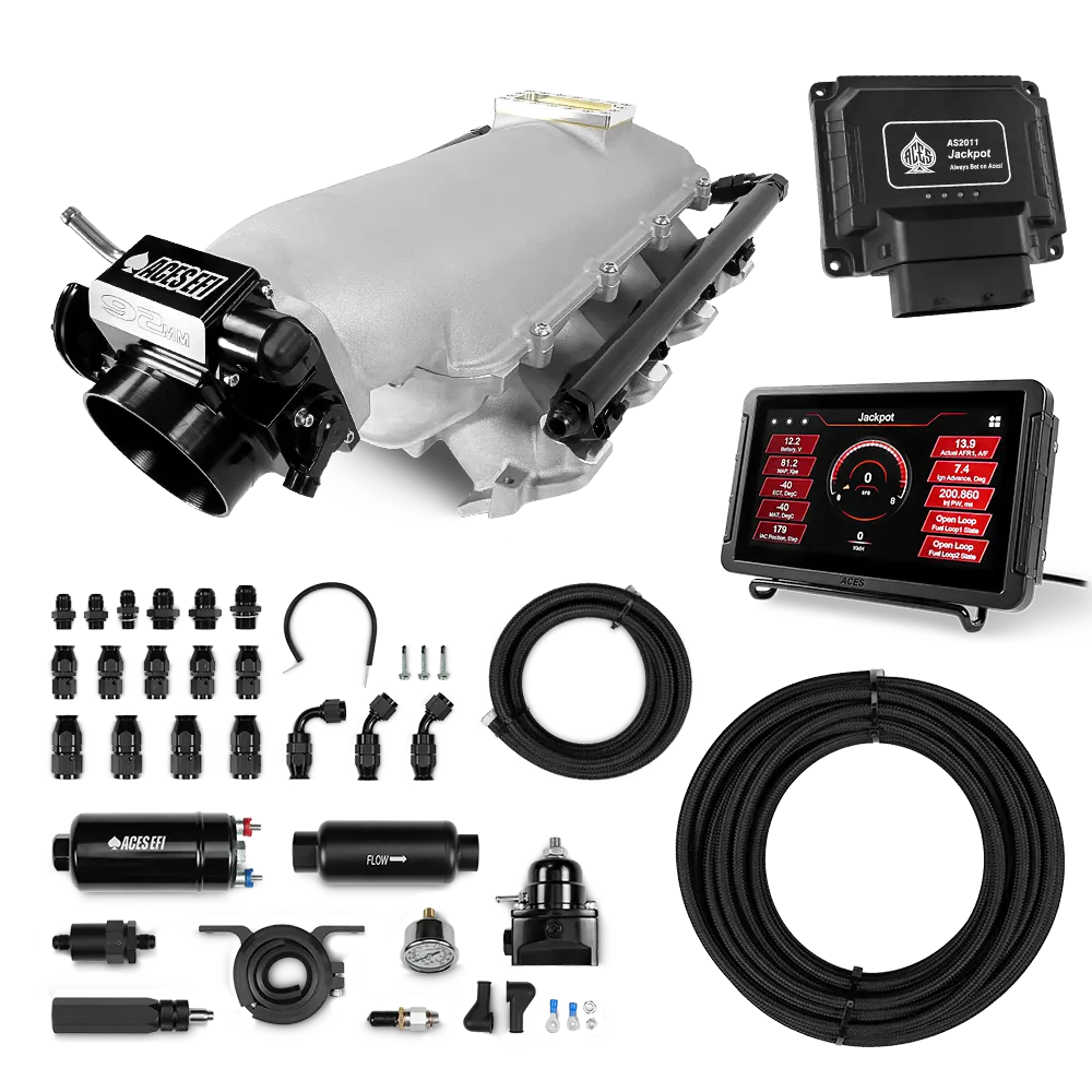 Jackpot LS EFI System - Master Kit with 255 In-line Pump System w/40' PTFE Hose