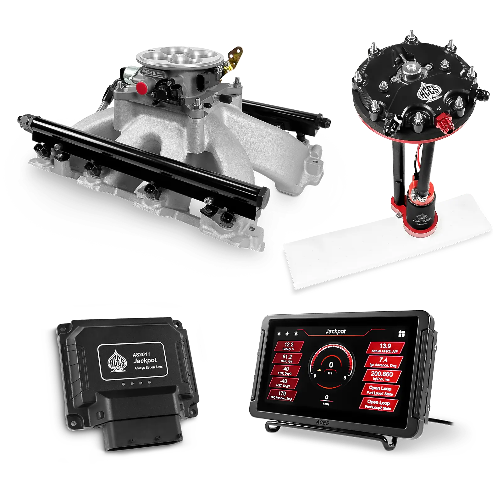 Jackpot LS EFI System - Master Kit with Tank Conversion Pump Module with Internal Regulator