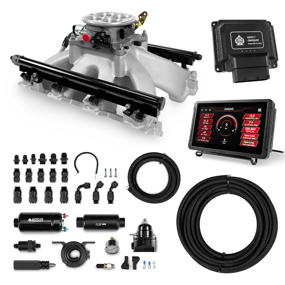 Jackpot LS EFI System - Master Kit with 255 In-line Pump System w/40' PTFE Hose