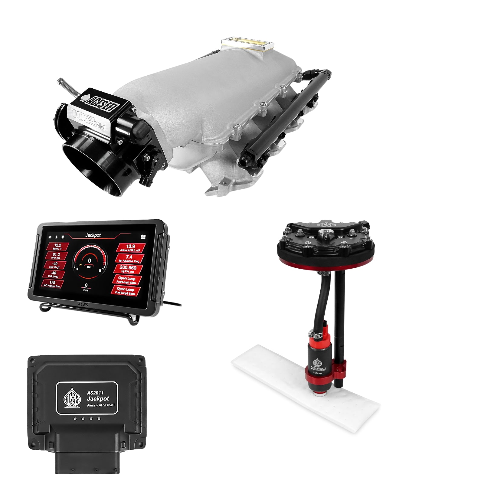 Jackpot LS & LS Pro Master Kits and Tank Conversion Pump Module with Internal Regulator + 20' PTFE Hose Kit