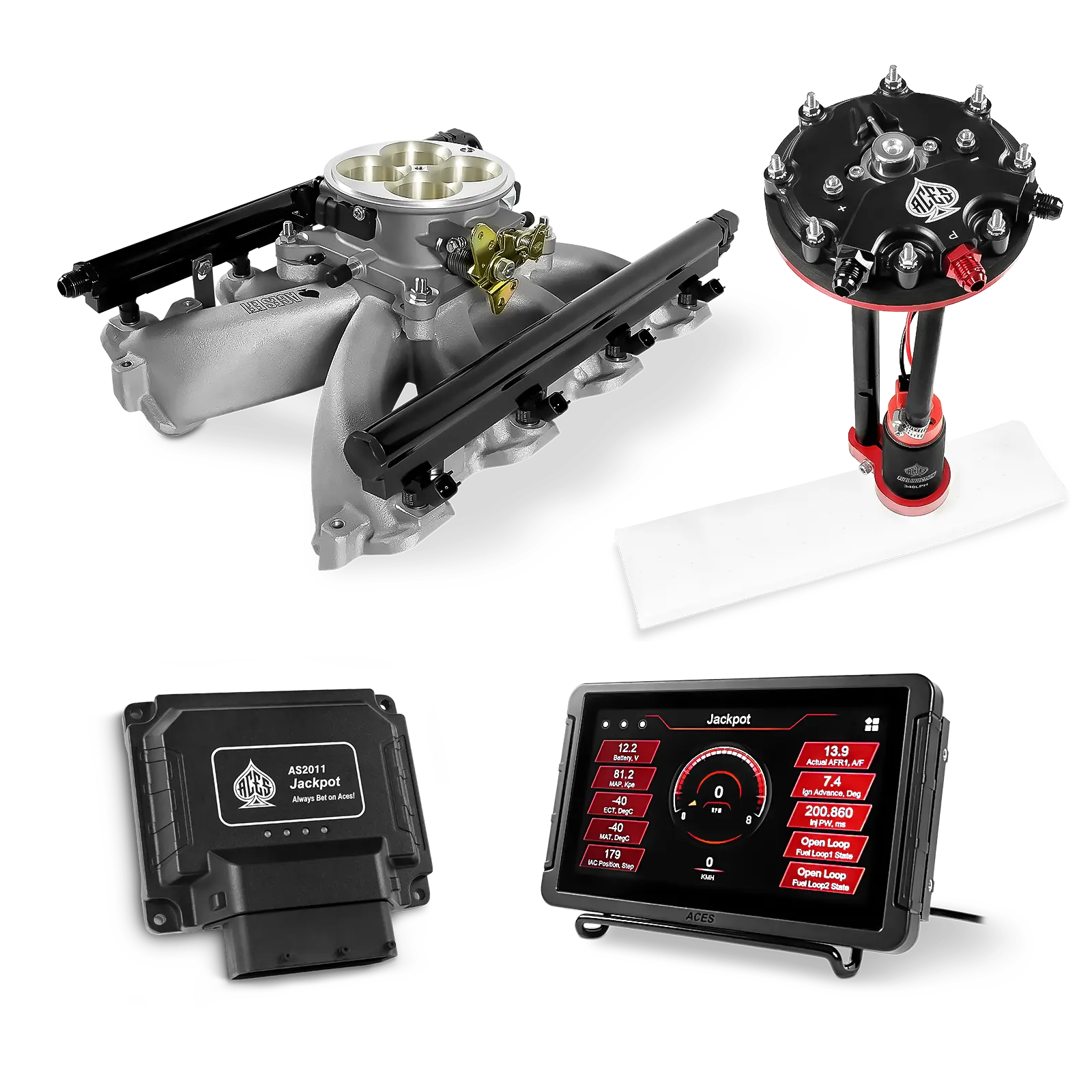 Jackpot LS EFI System - Master Kit with Tank Conversion Pump Module with Internal Regulator