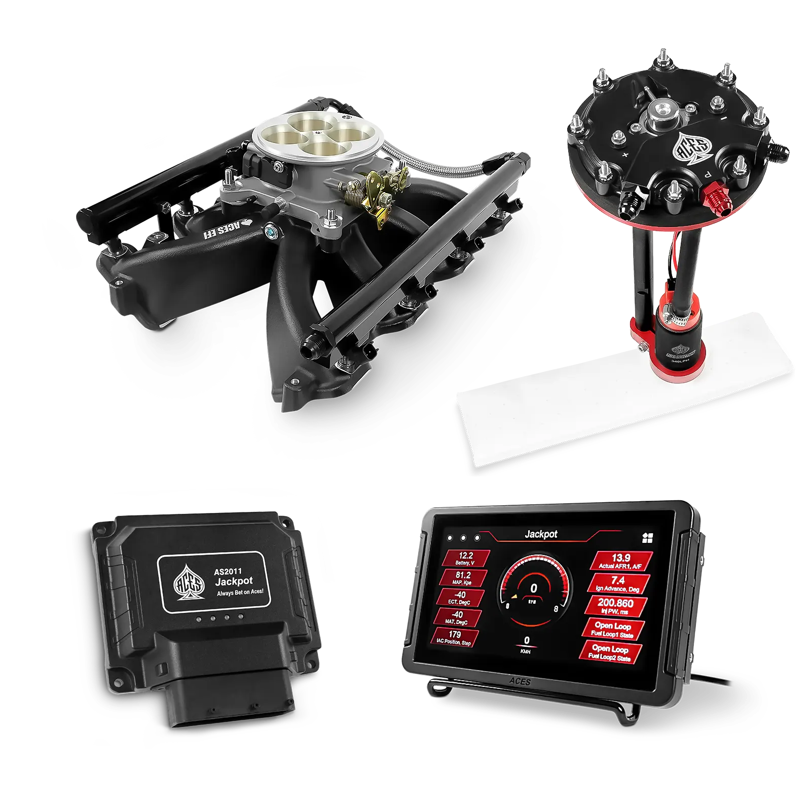 Jackpot LS EFI System - Master Kit with Tank Conversion Pump Module with Internal Regulator