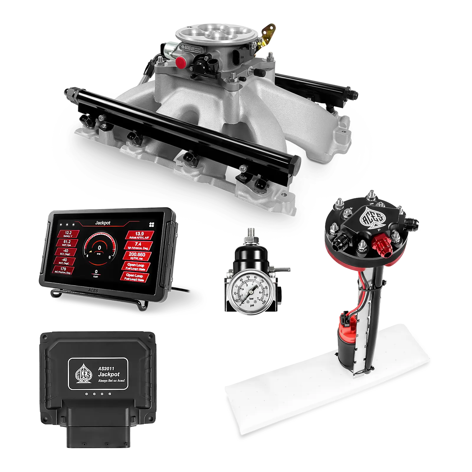 Jackpot LS EFI System - Master Kit with Tight Fit In-Tank Pump Module