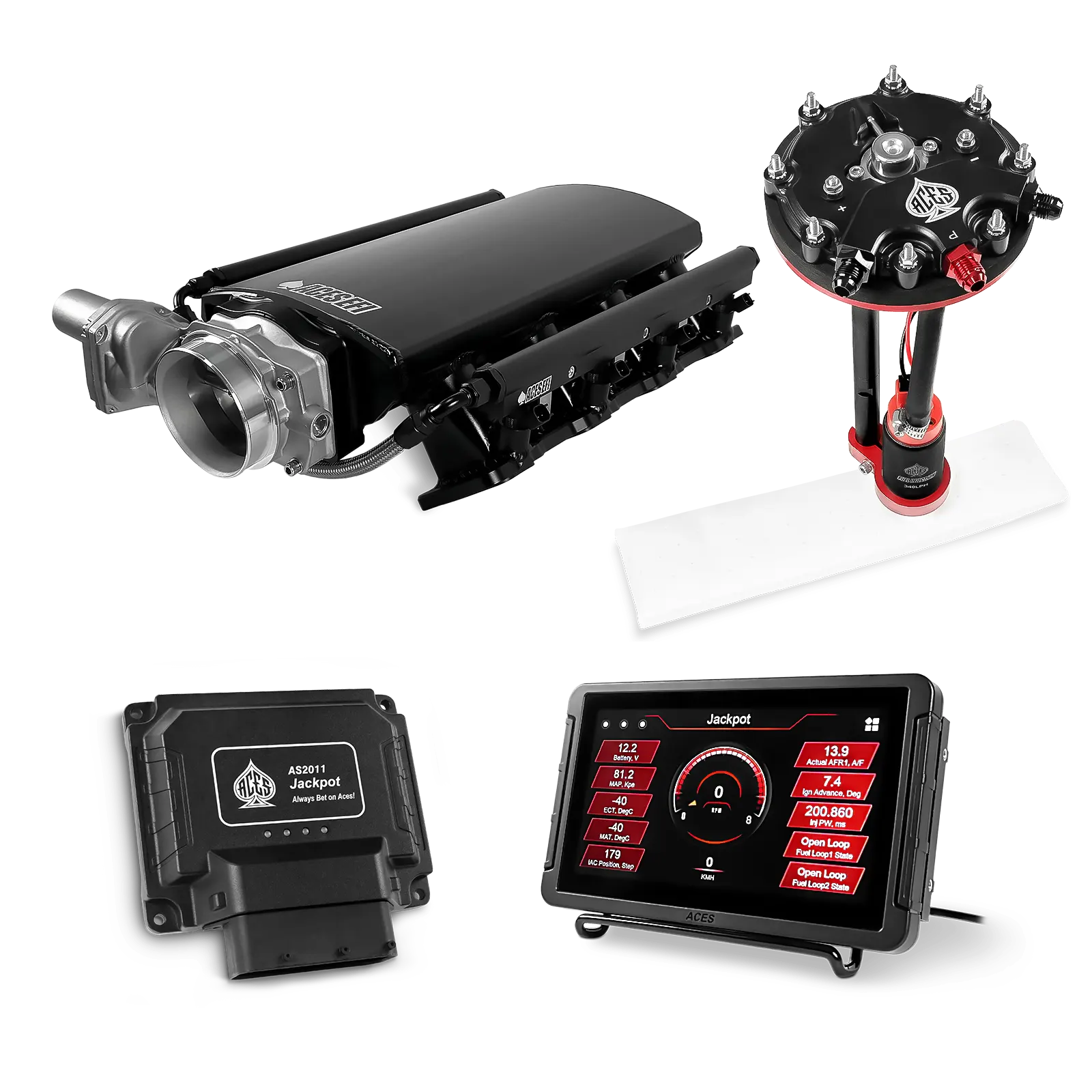 Jackpot LS EFI System - Master Kit with Tank Conversion Pump Module with Internal Regulator