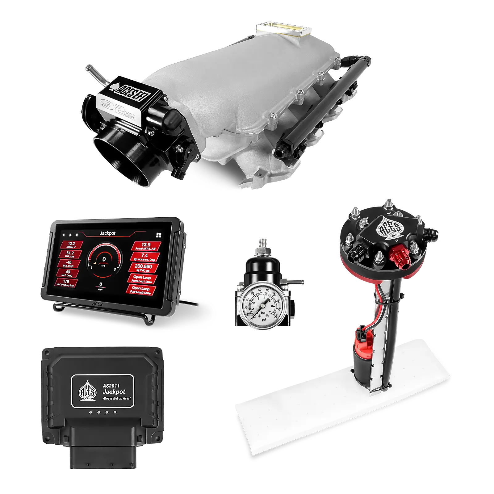 Jackpot LS EFI System - Master Kit with Tight Fit In-Tank Pump Module