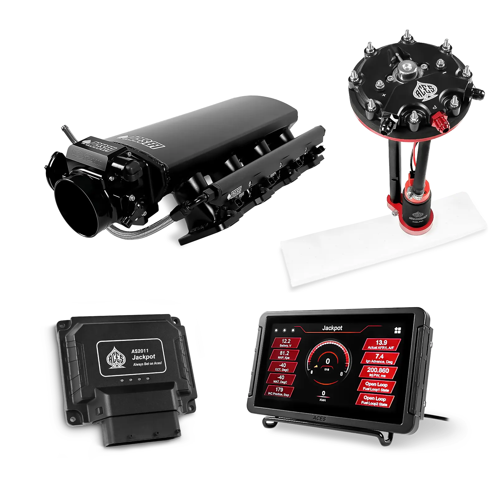 Jackpot LS EFI System - Master Kit with Tank Conversion Pump Module with Internal Regulator