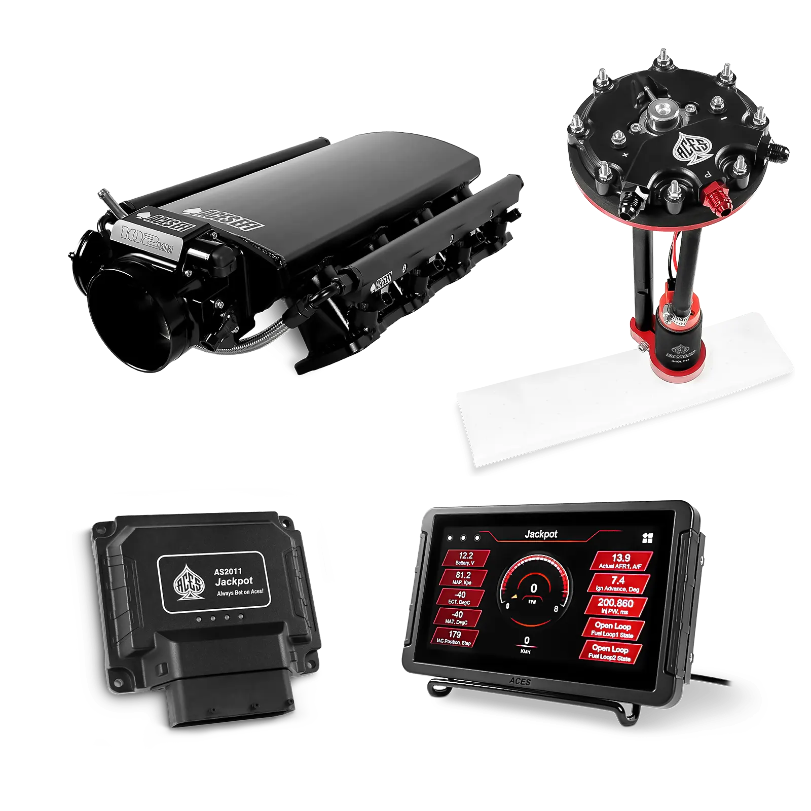 Jackpot LS EFI System - Master Kit with Tank Conversion Pump Module with Internal Regulator