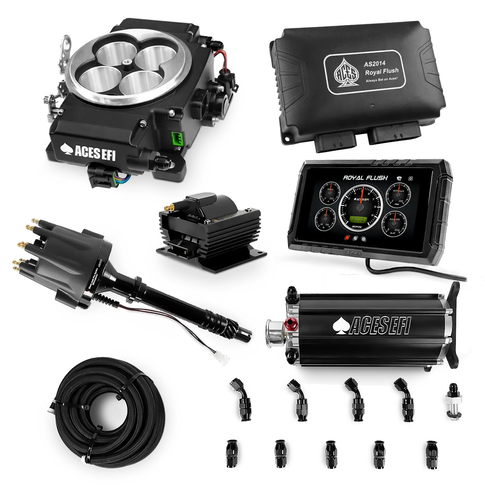 Kits maestros de Royal Flush (Negro)