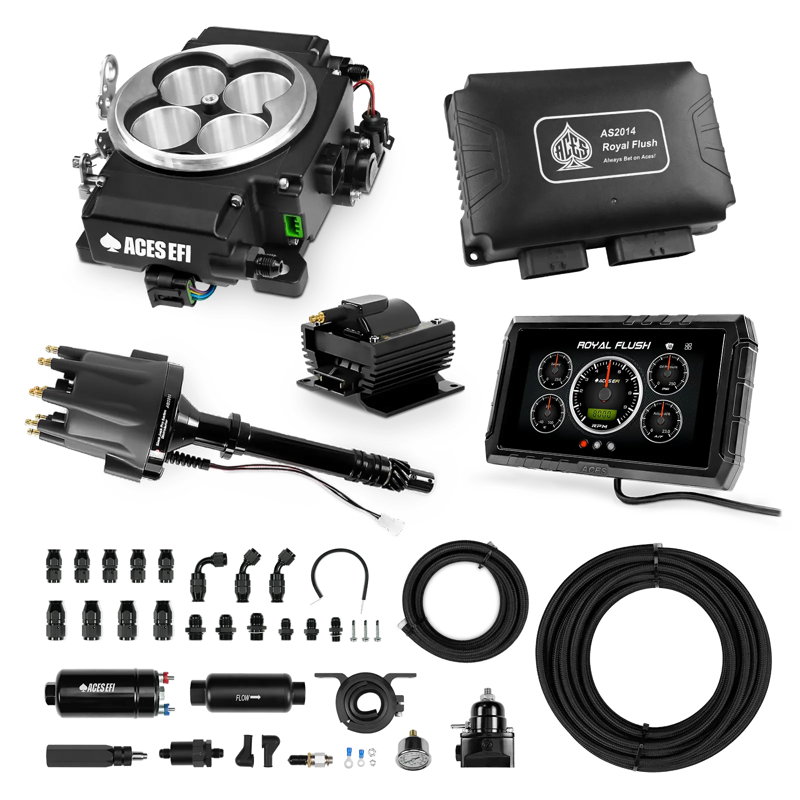 Kits maestros de Royal Flush (Negro)