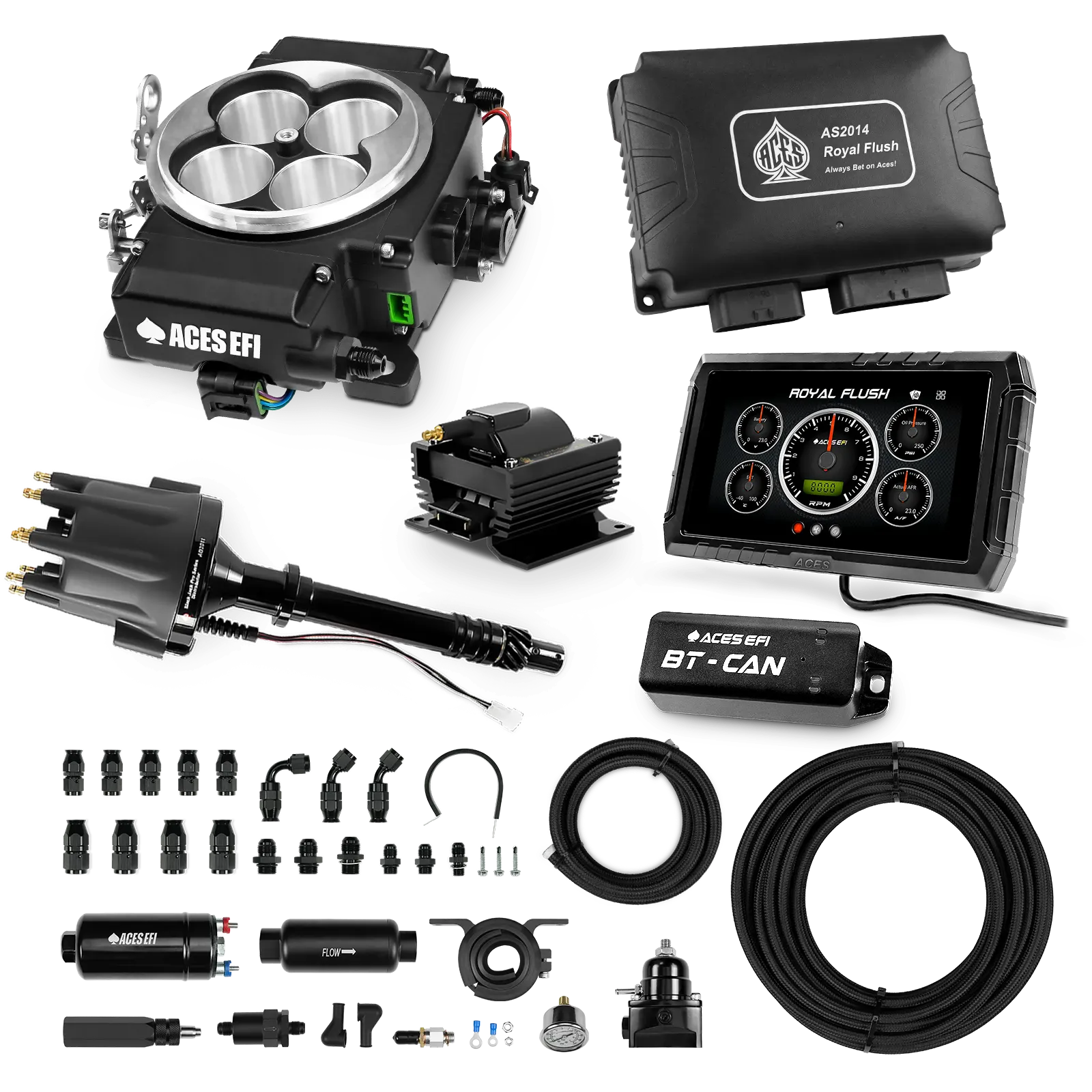 Kits maestros de Royal Flush (Negro)