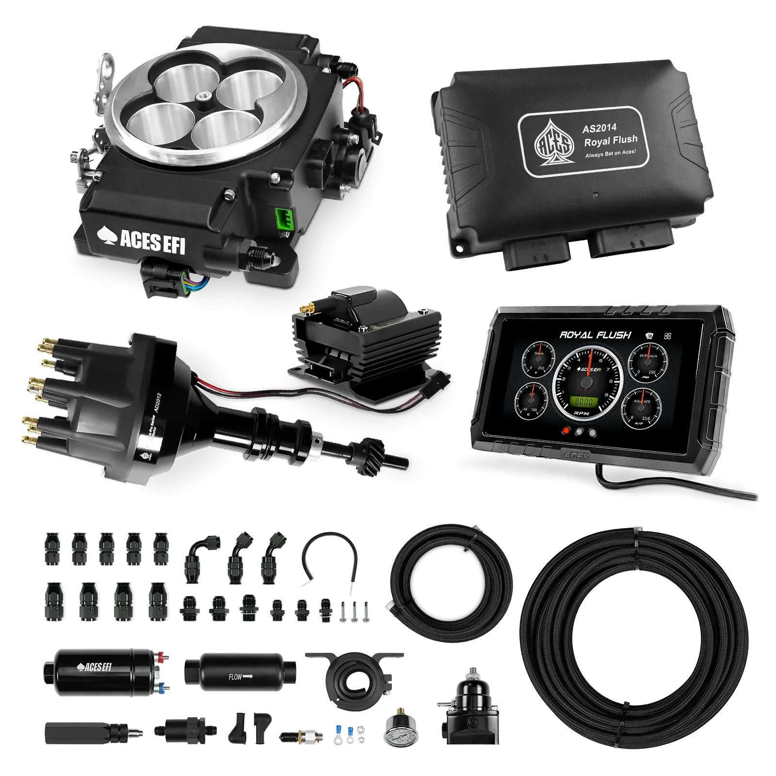 Kits maestros de Royal Flush (Negro)