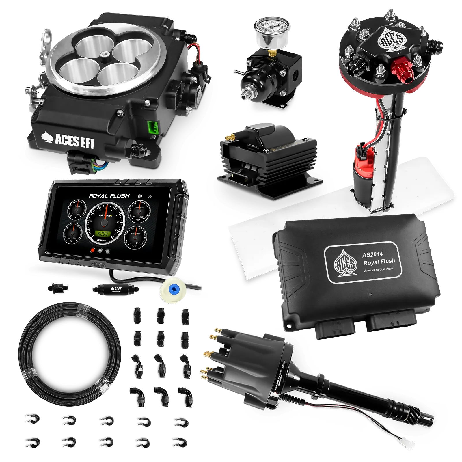 Kits maestros de Royal Flush (Negro)