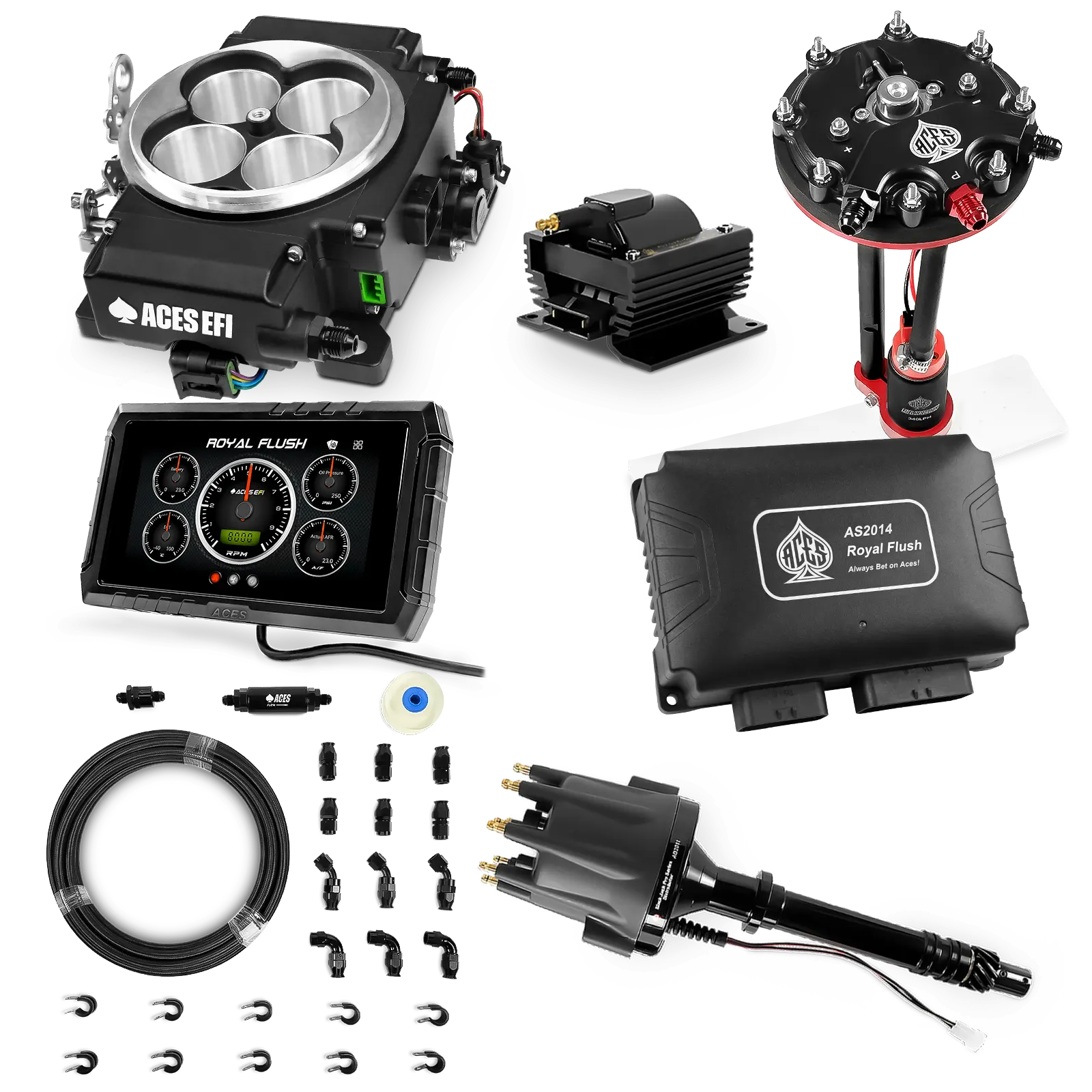 Kits maestros de Royal Flush (Negro)