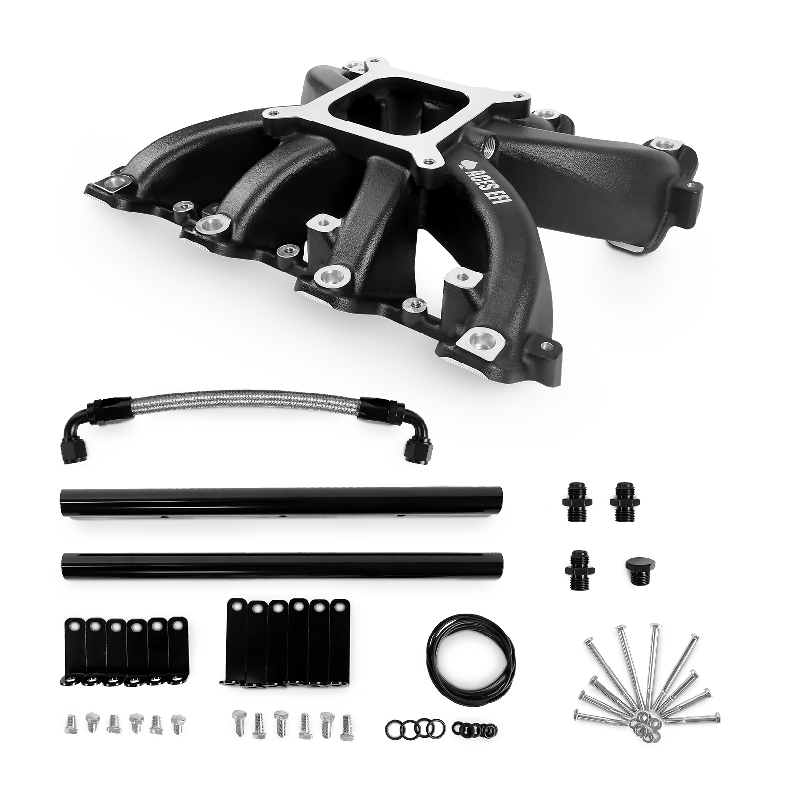 Mid-Rise, Single Plane, Cast, 4150 Style LS Intake Manifold