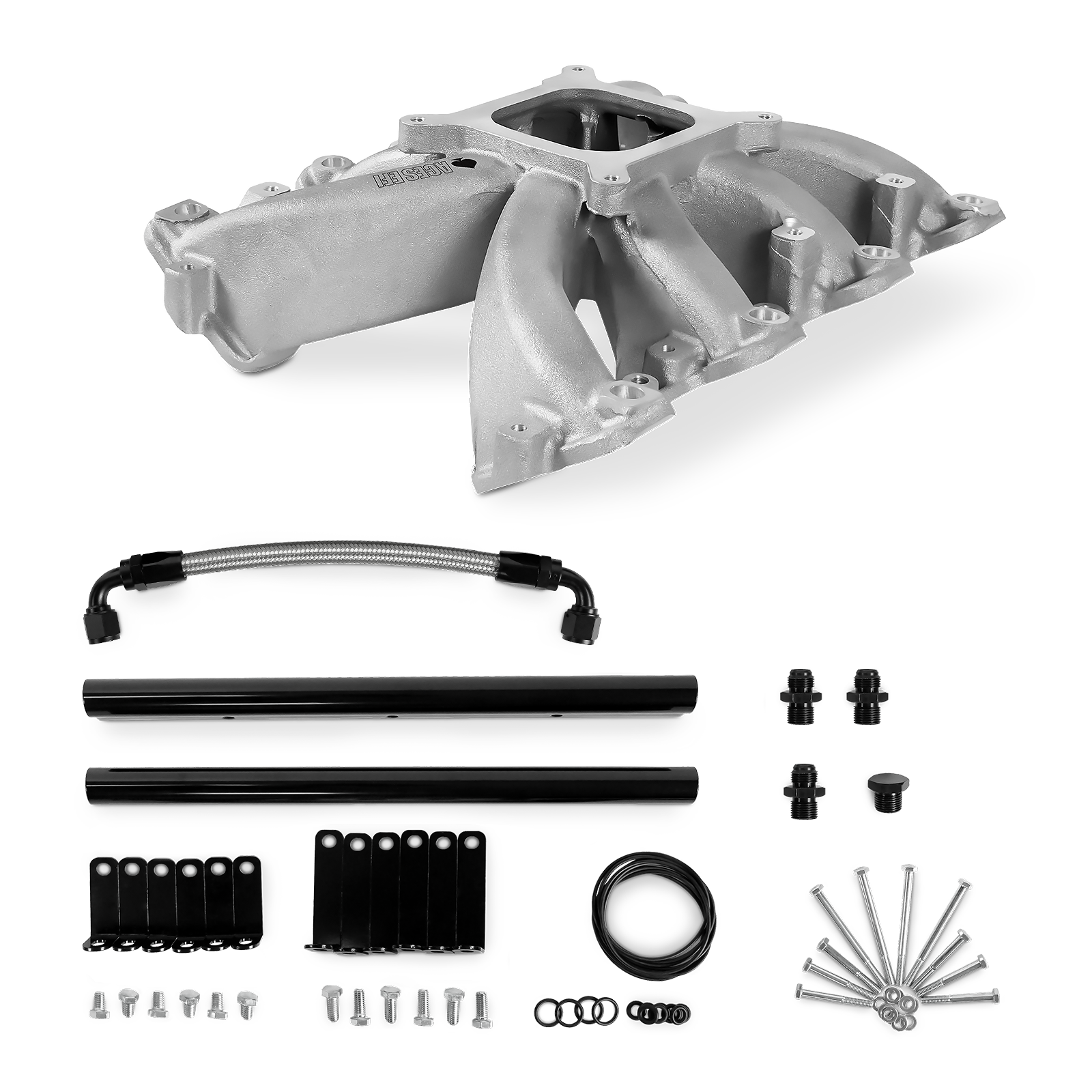 Mid-Rise, Single Plane, Cast, 4150 Style LS Intake Manifold