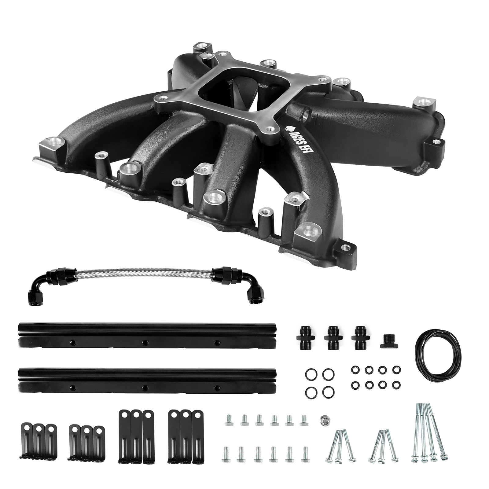 Mid-Rise, Single Plane, Cast, 4150 Style LS Intake Manifold