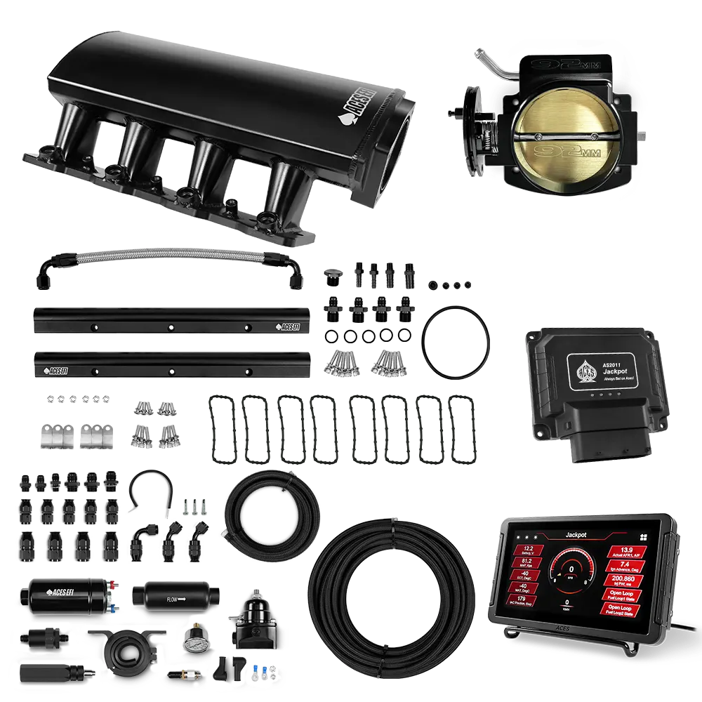 Jackpot LS EFI System - Master Kit with 255 In-line Pump System w/40' PTFE Hose