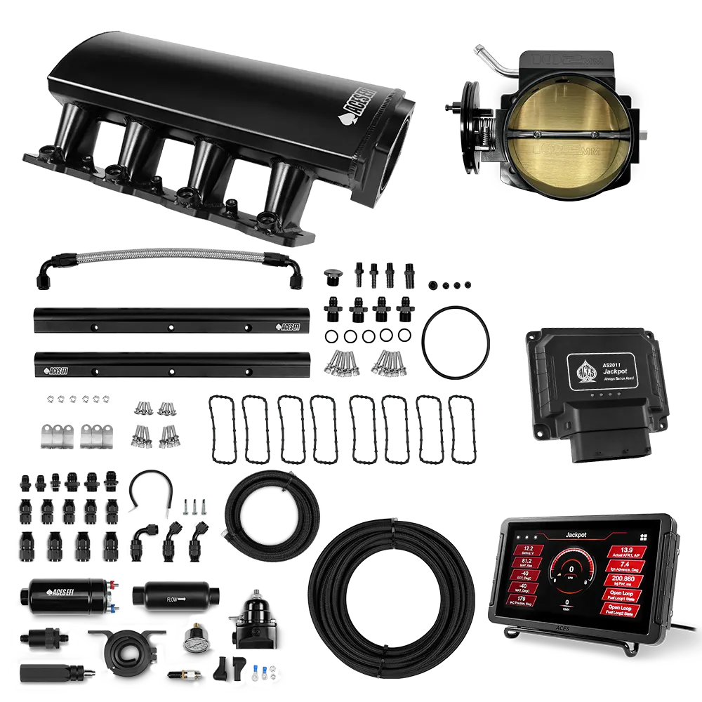 Jackpot LS EFI System - Master Kit with 255 In-line Pump System w/40' PTFE Hose