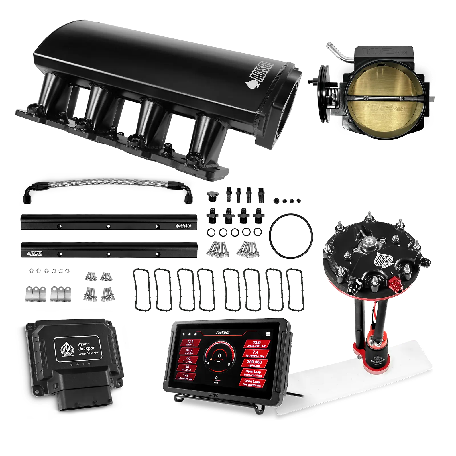 Jackpot LS EFI System - Master Kit with Tank Conversion Pump Module with Internal Regulator