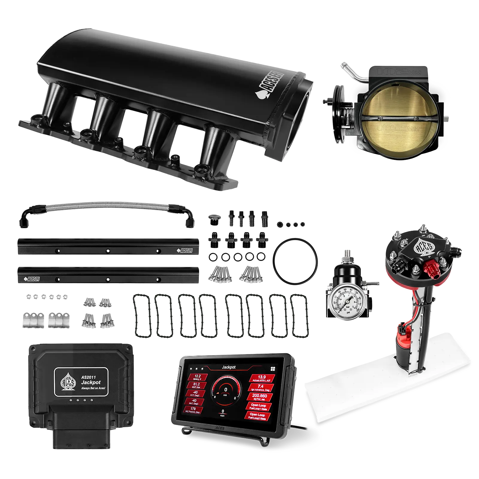 Jackpot LS EFI System - Master Kit with Tight Fit In-Tank Pump Module