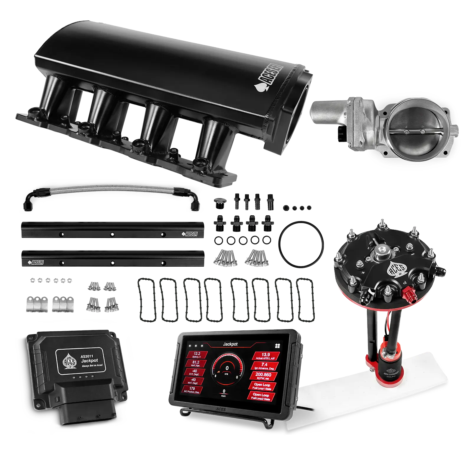 Jackpot LS EFI System - Master Kit with Tank Conversion Pump Module with Internal Regulator