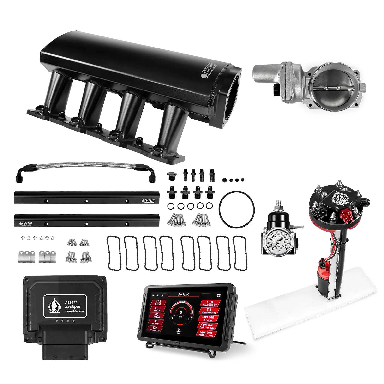 Jackpot LS EFI System - Master Kit with Tight Fit In-Tank Pump Module