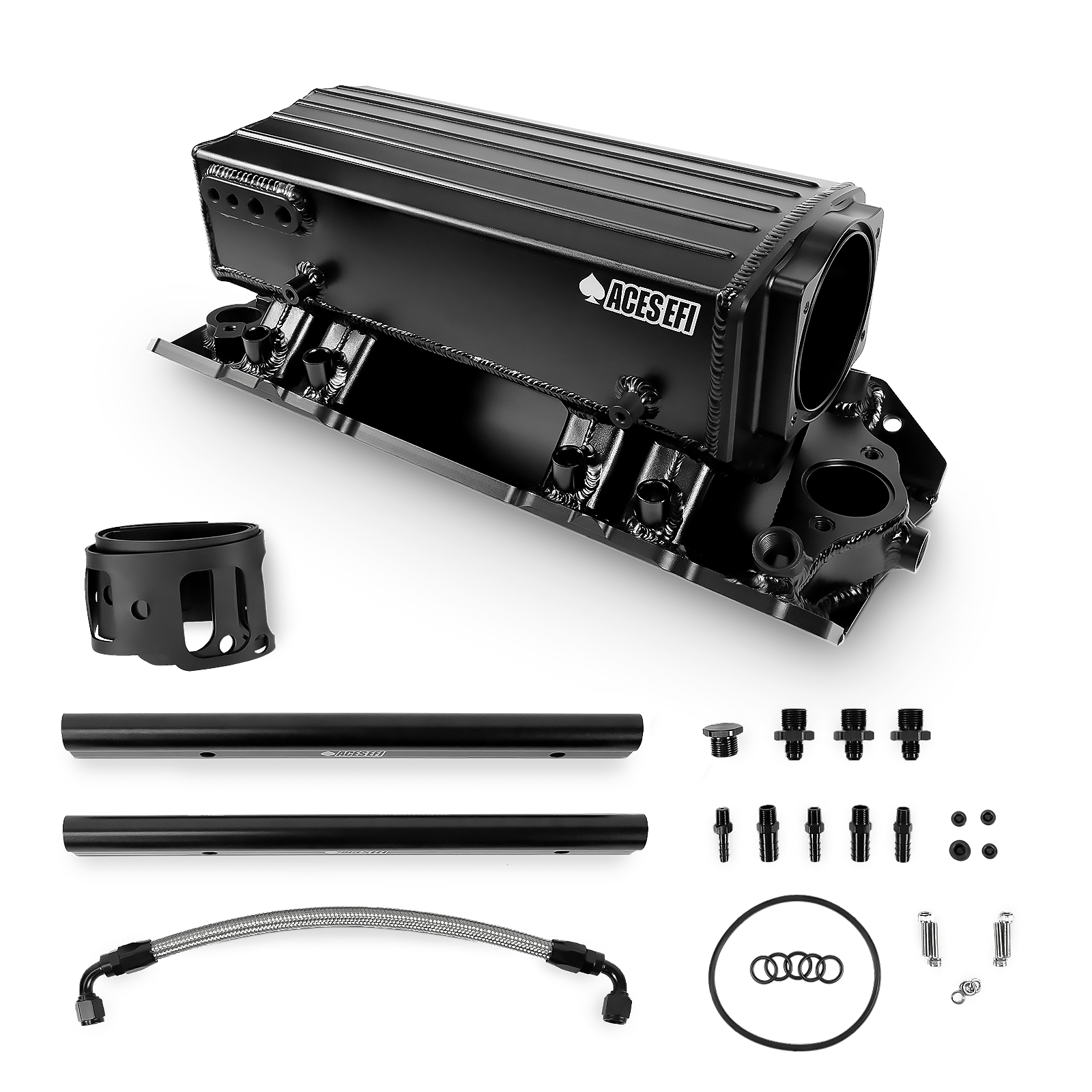 BBC 9.8 Deck Tunnel Ram Fabricated Intake Manifold