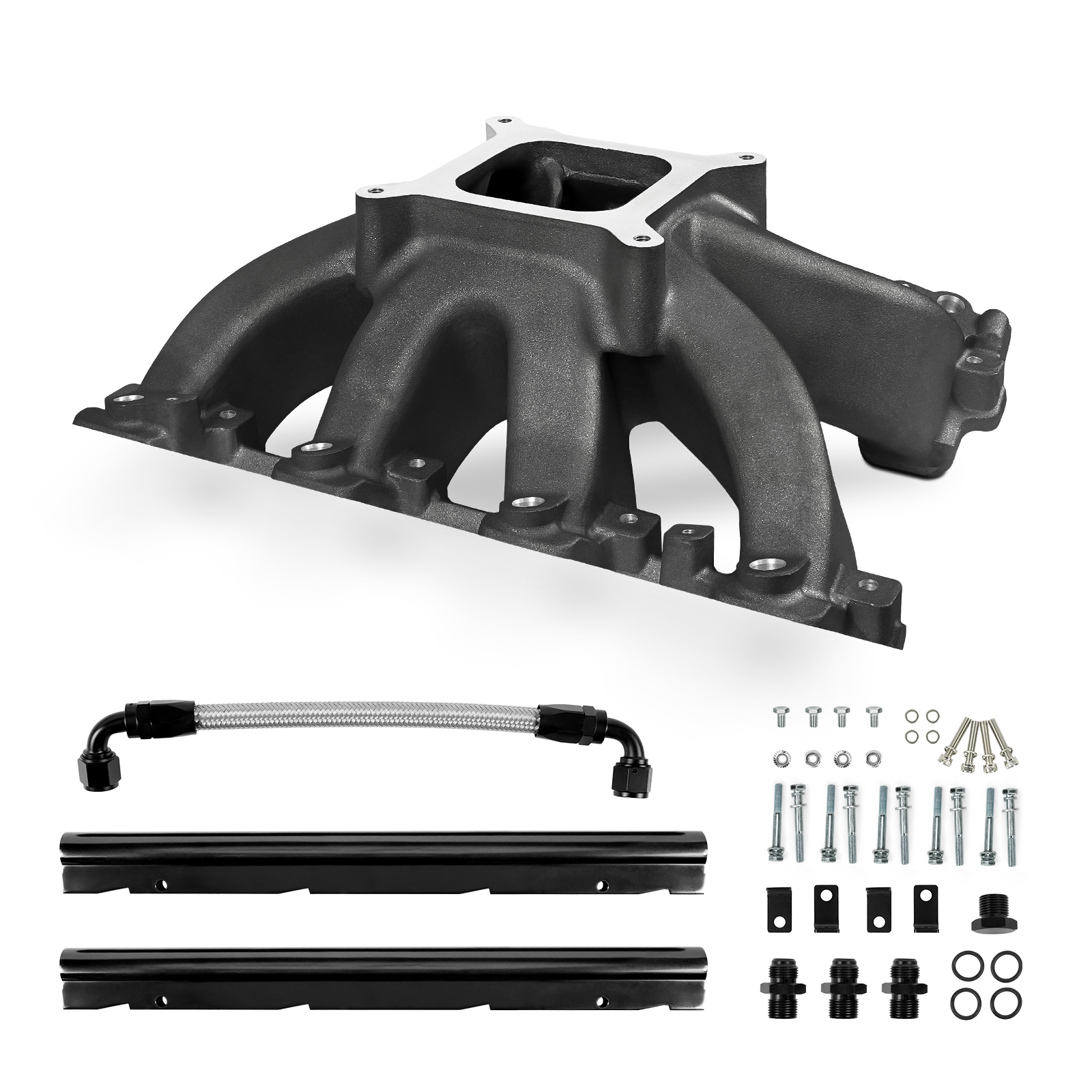High-Rise, Single Plane, Cast, 4150 Style LS Intake Manifold