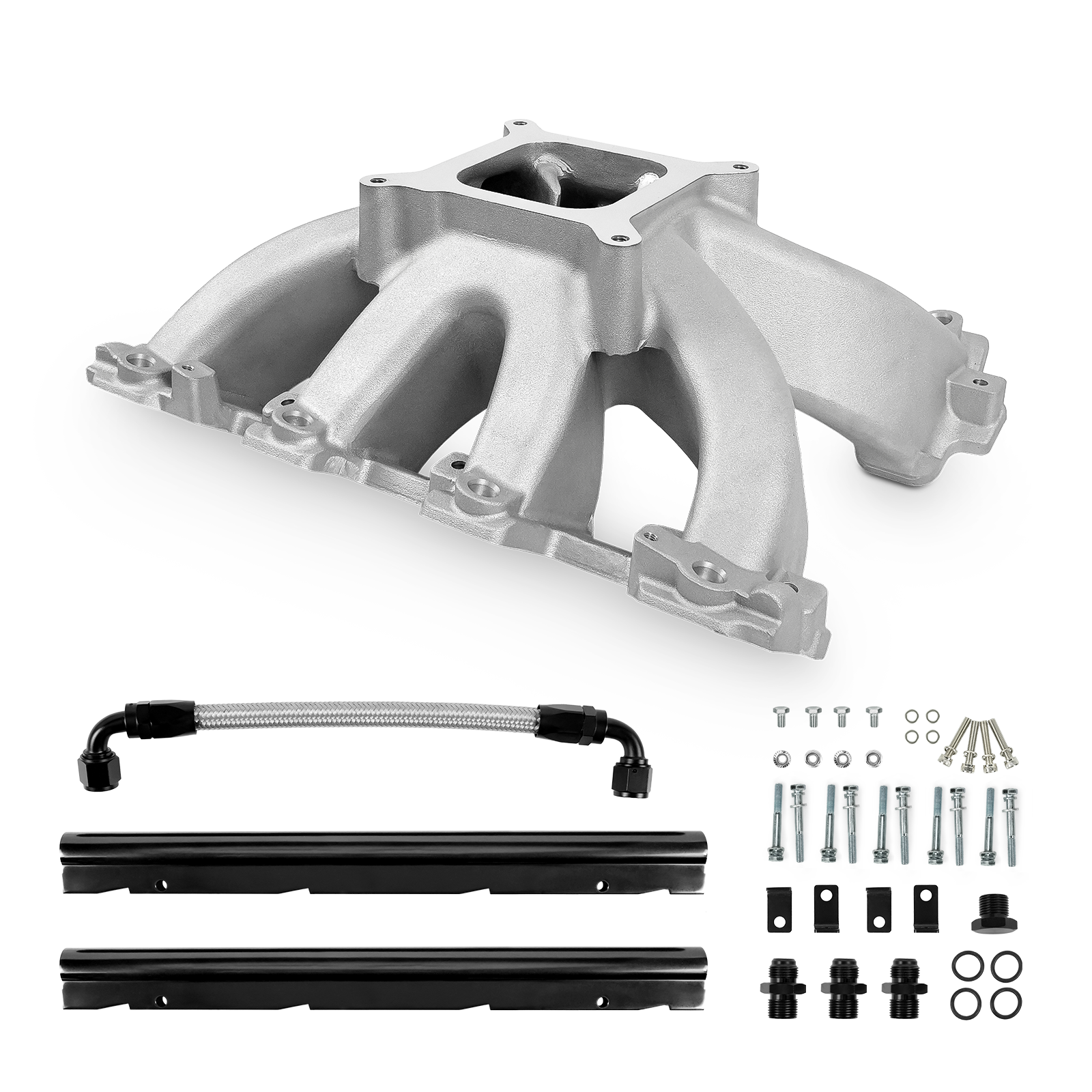High-Rise, Single Plane, Cast, 4150 Style LS Intake Manifold