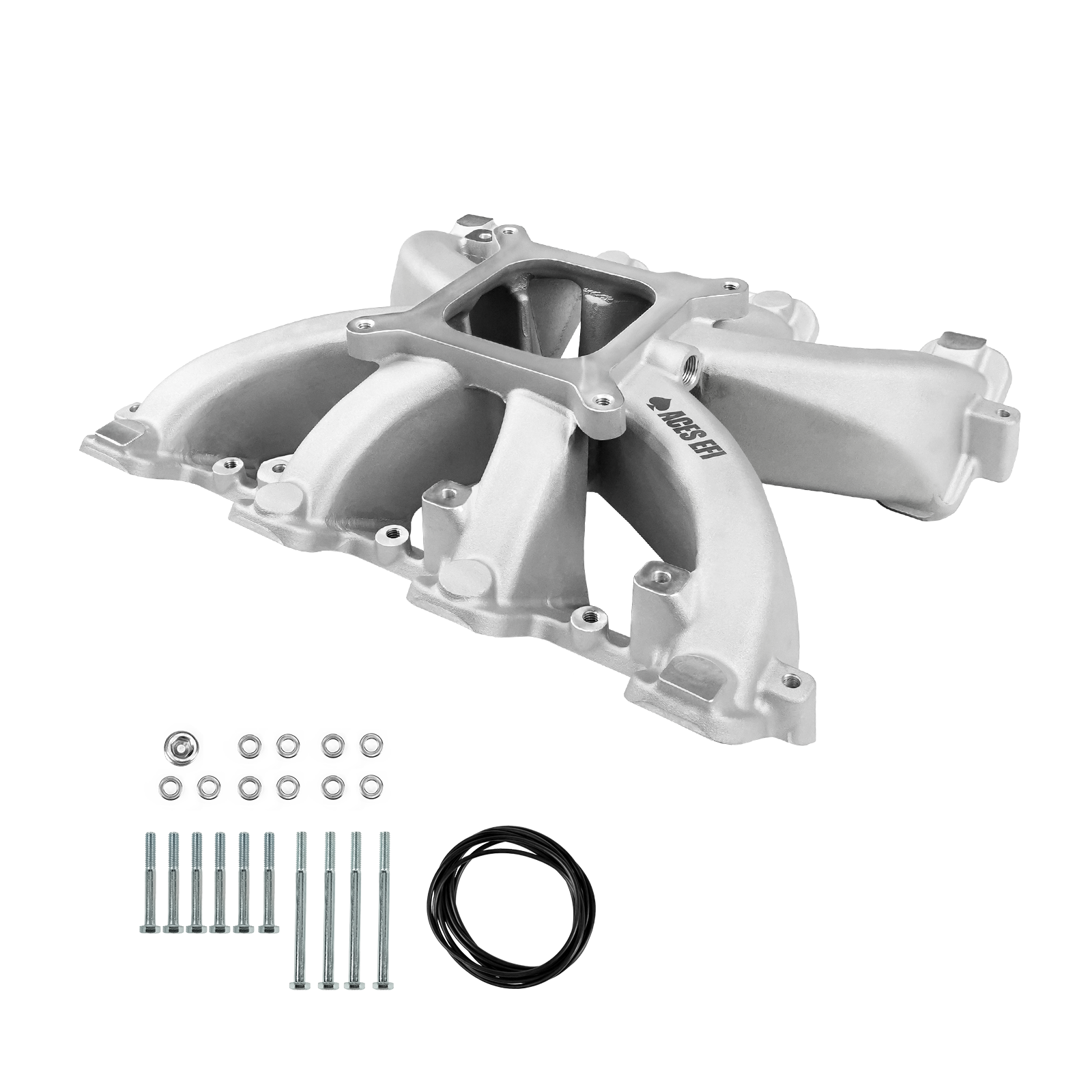 Mid-Rise, Single Plane, Carb Style, Cast, 4150 Style LS Intake Manifold