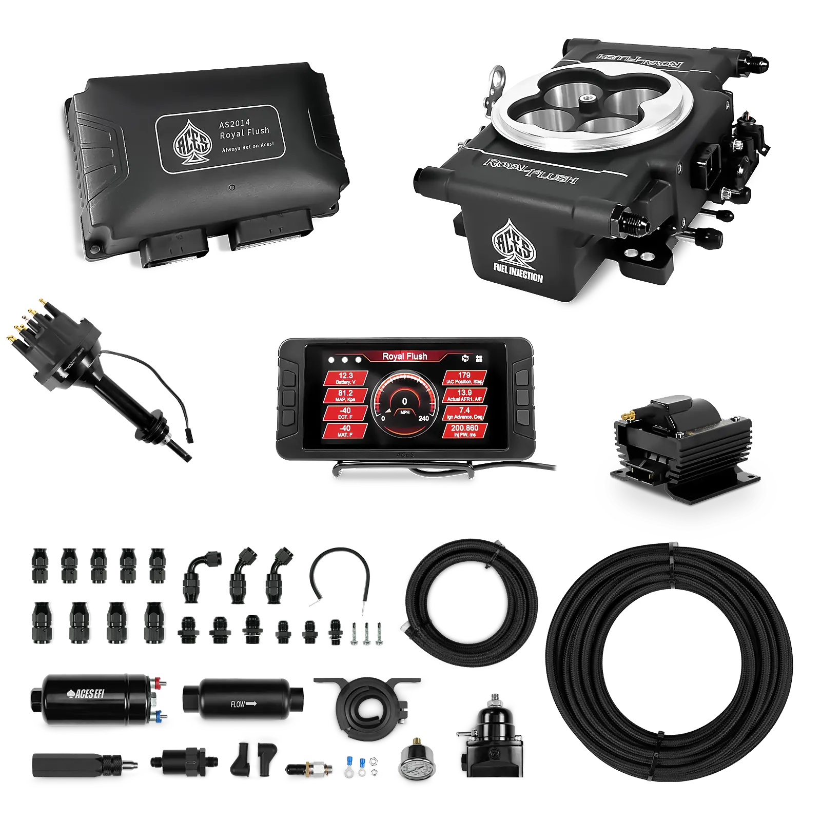 Royal Flush EFI/CDI Master Kits (Black)