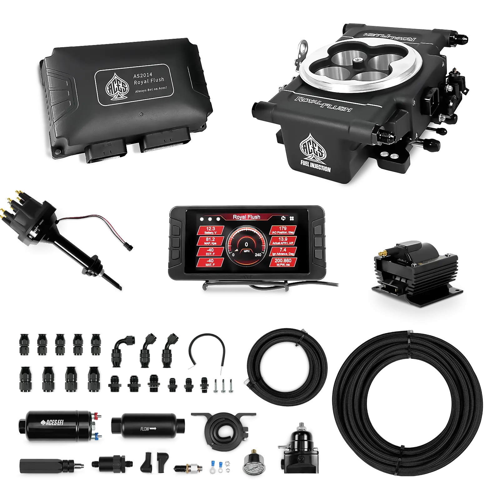 Royal Flush EFI/CDI Master Kits (Black)