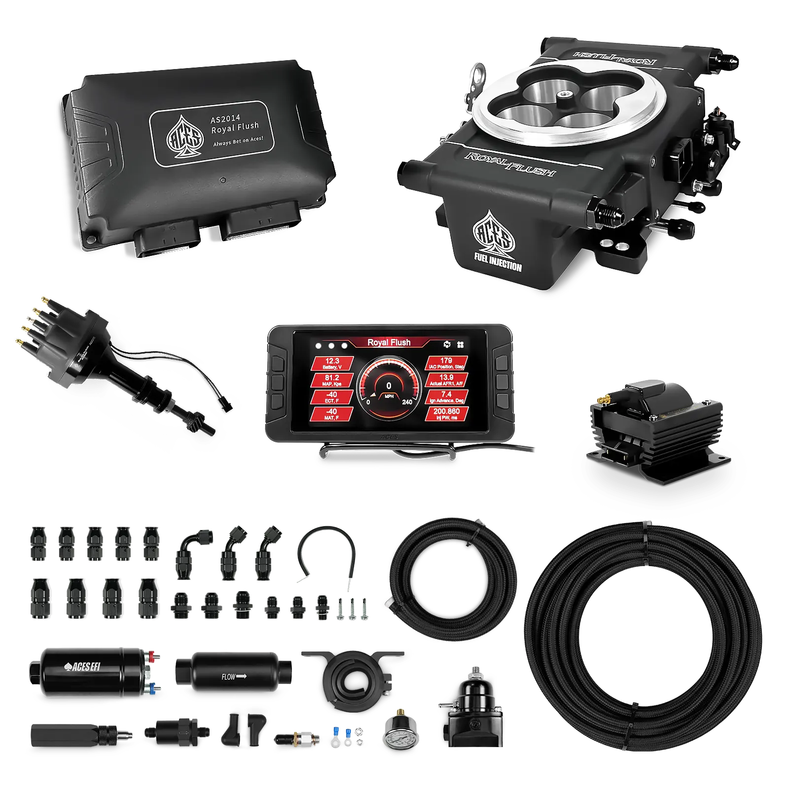 Royal Flush EFI/CDI Master Kits (Black)