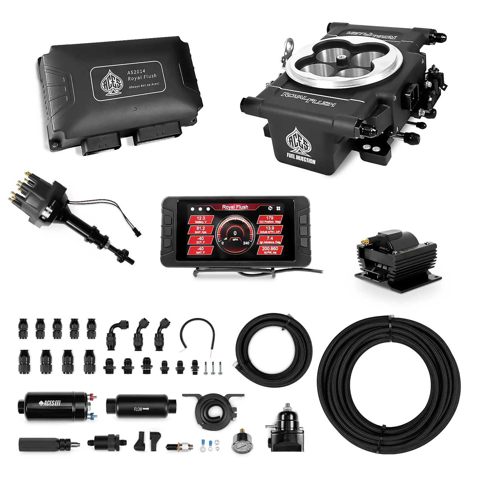 Royal Flush EFI/CDI Master Kits (Black)