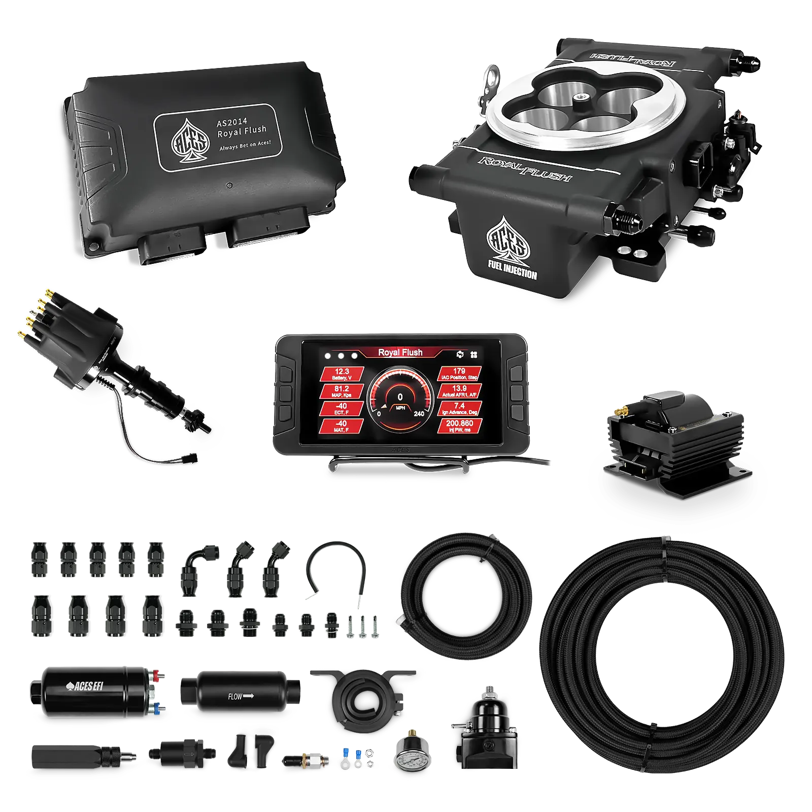 Royal Flush EFI/CDI Master Kits (Black)