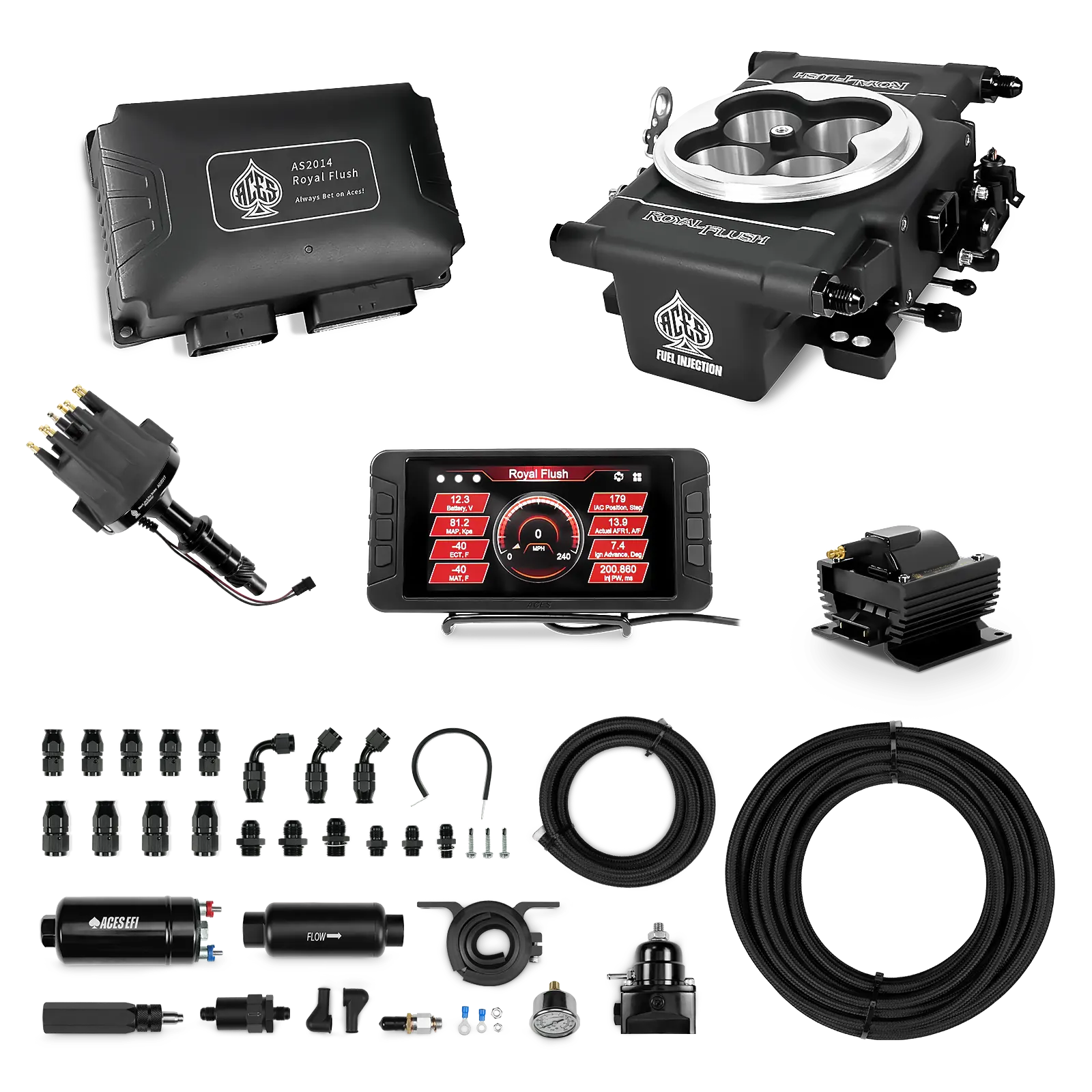 Royal Flush EFI/CDI Master Kits (Black)