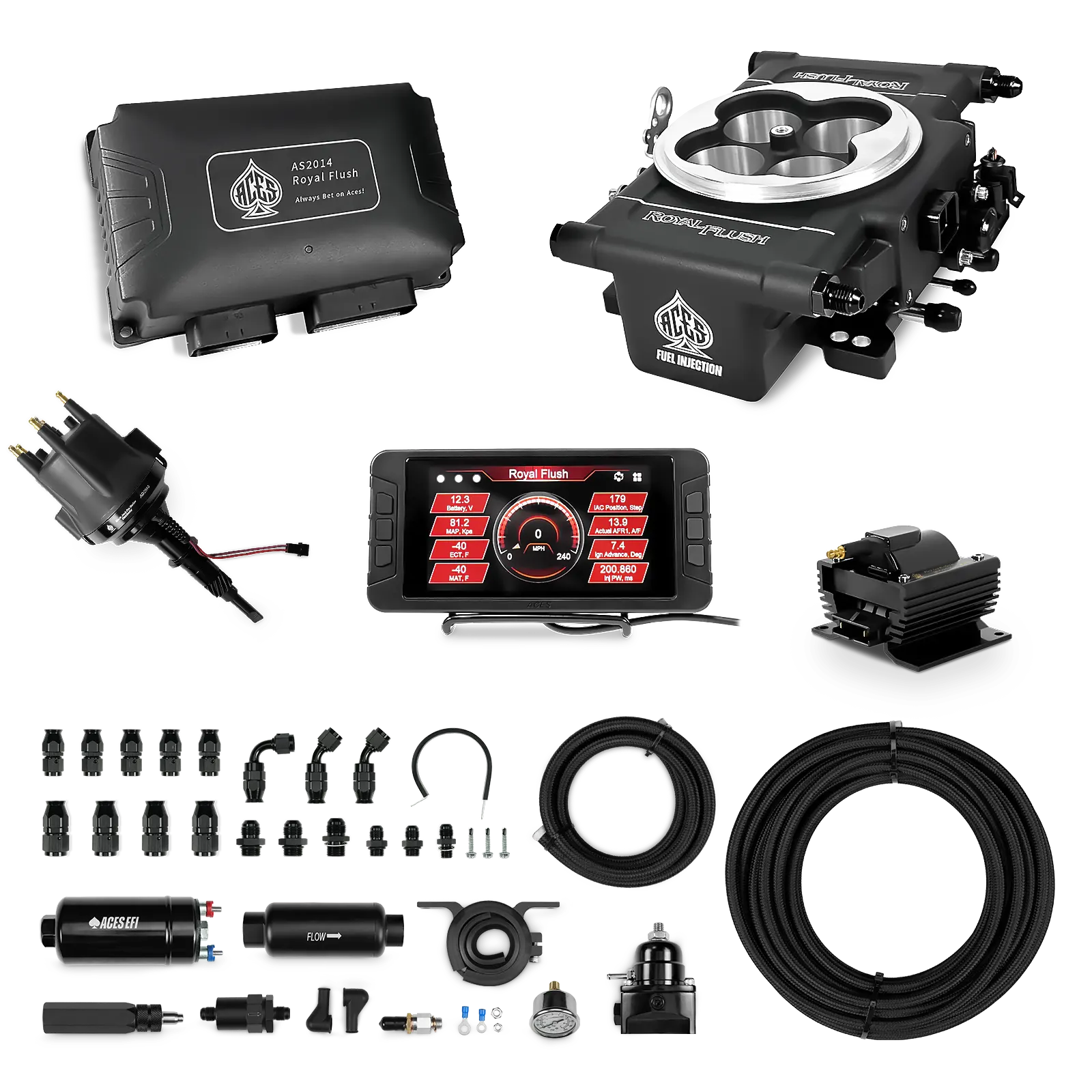 Royal Flush EFI/CDI Master Kits (Black)