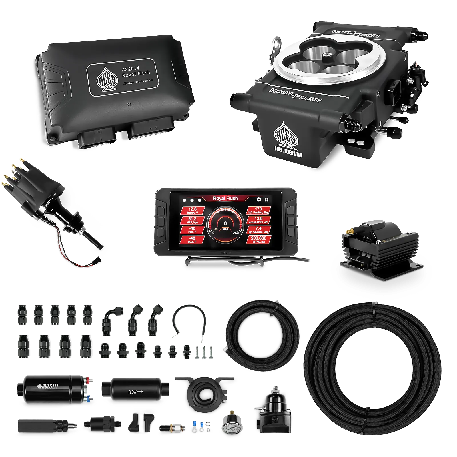 Royal Flush EFI/CDI Master Kits (Black)