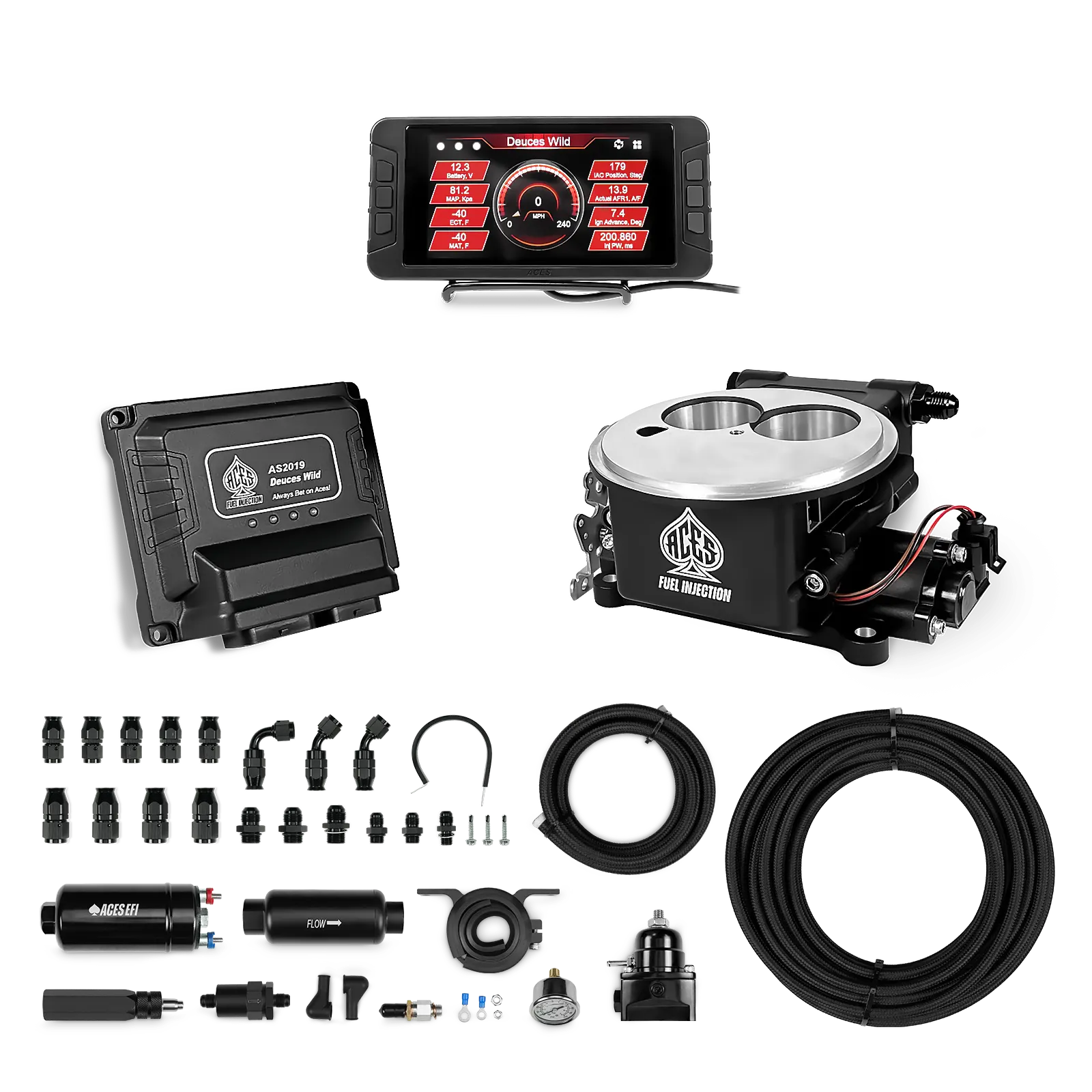 Deuces Wild 2-bbl EFI Fuel Kits