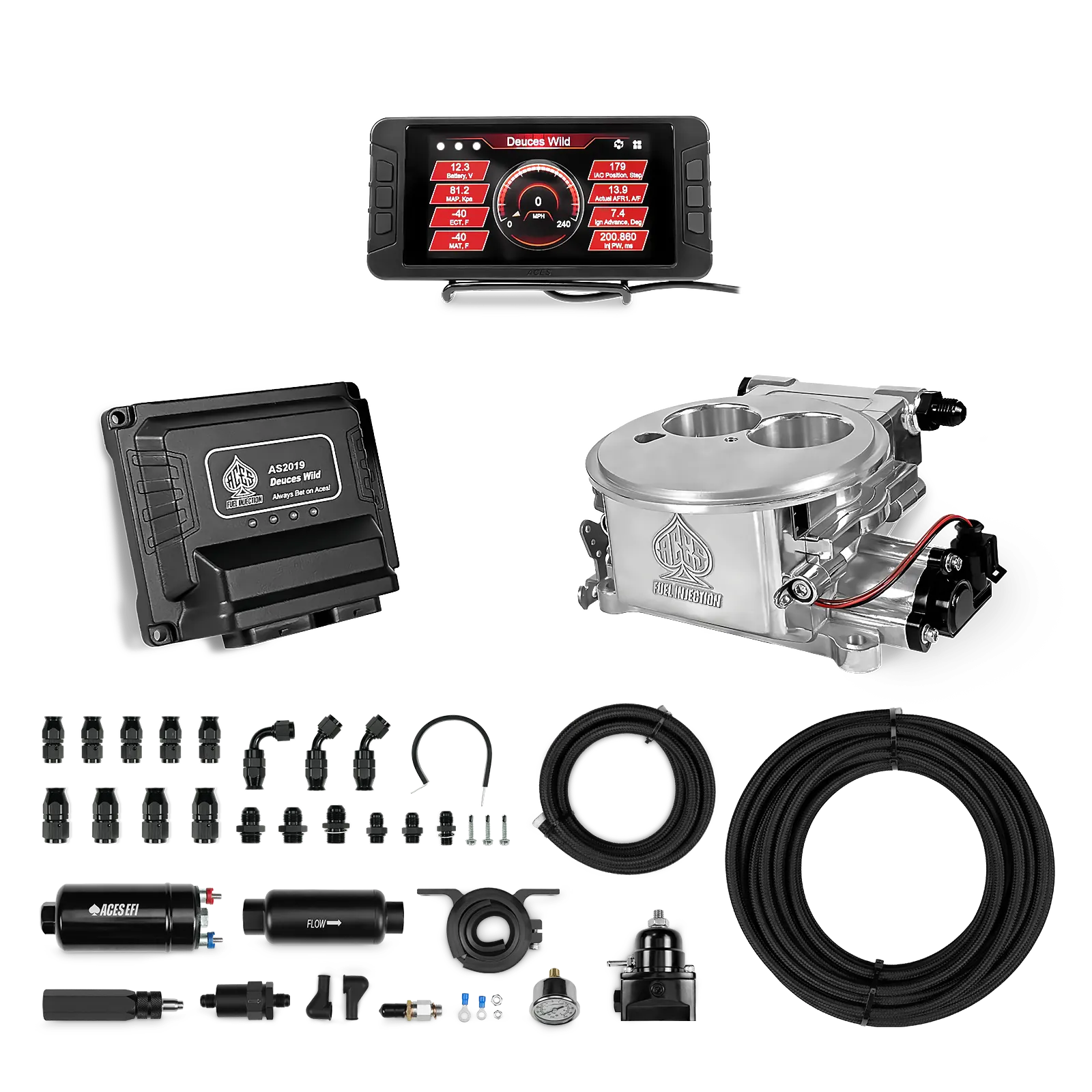 Deuces Wild 2-bbl EFI Fuel Kits