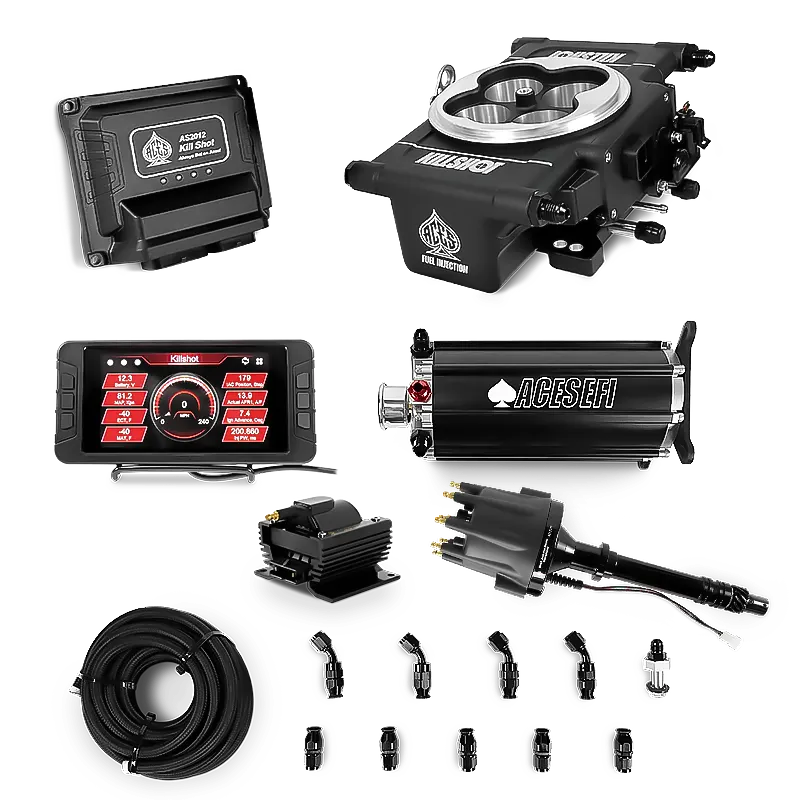 Killshot 4-bbl EFI Master Kits (Black)