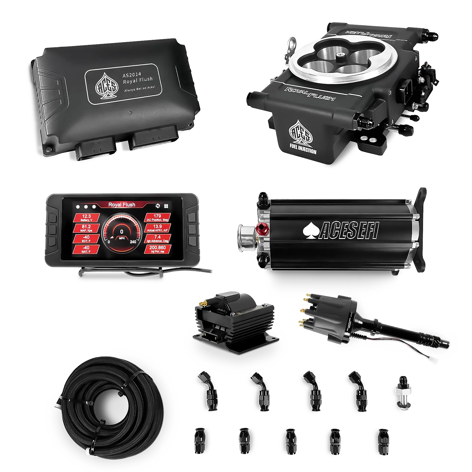 Royal Flush EFI/CDI Master Kits (Black)