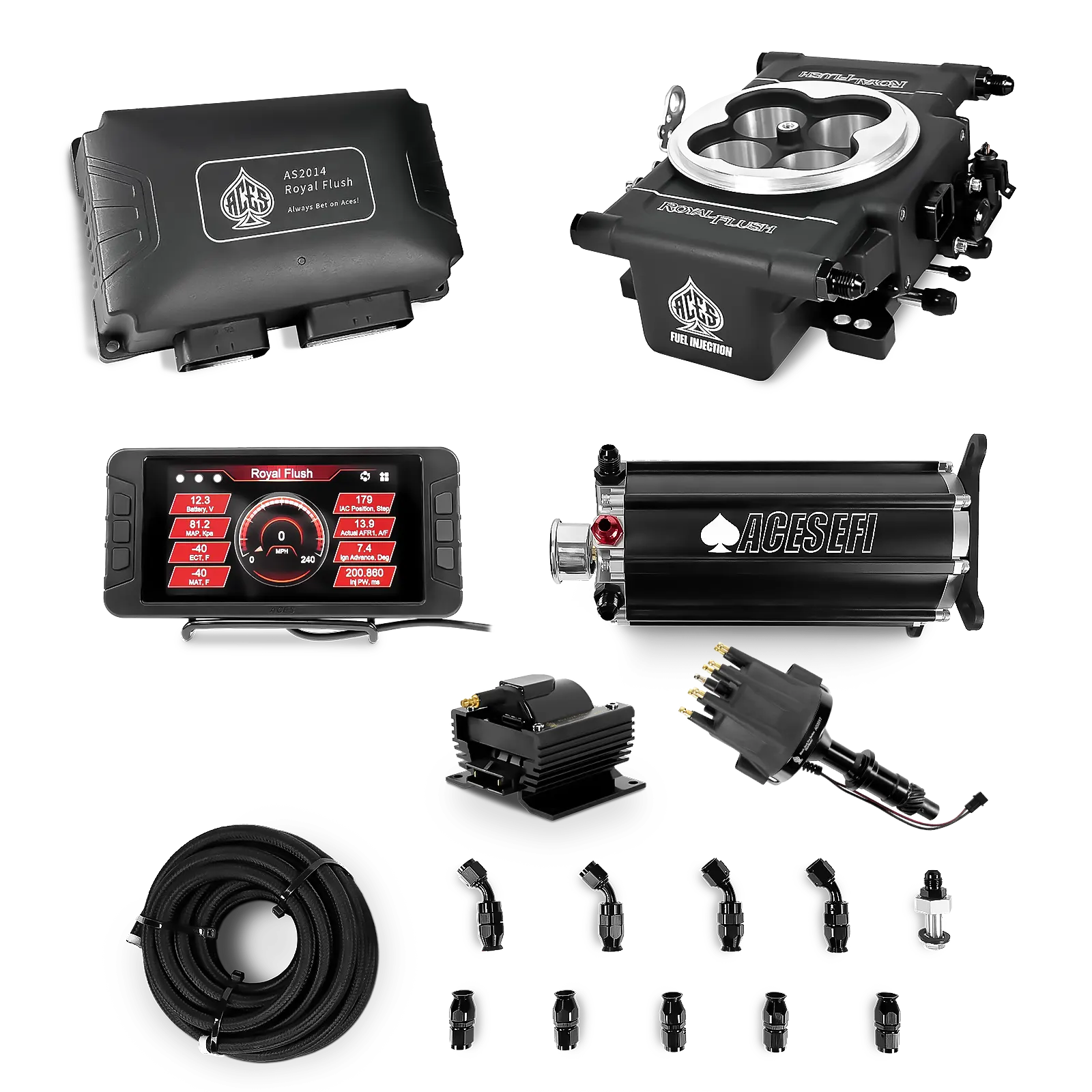 Royal Flush EFI/CDI Master Kits (Black)