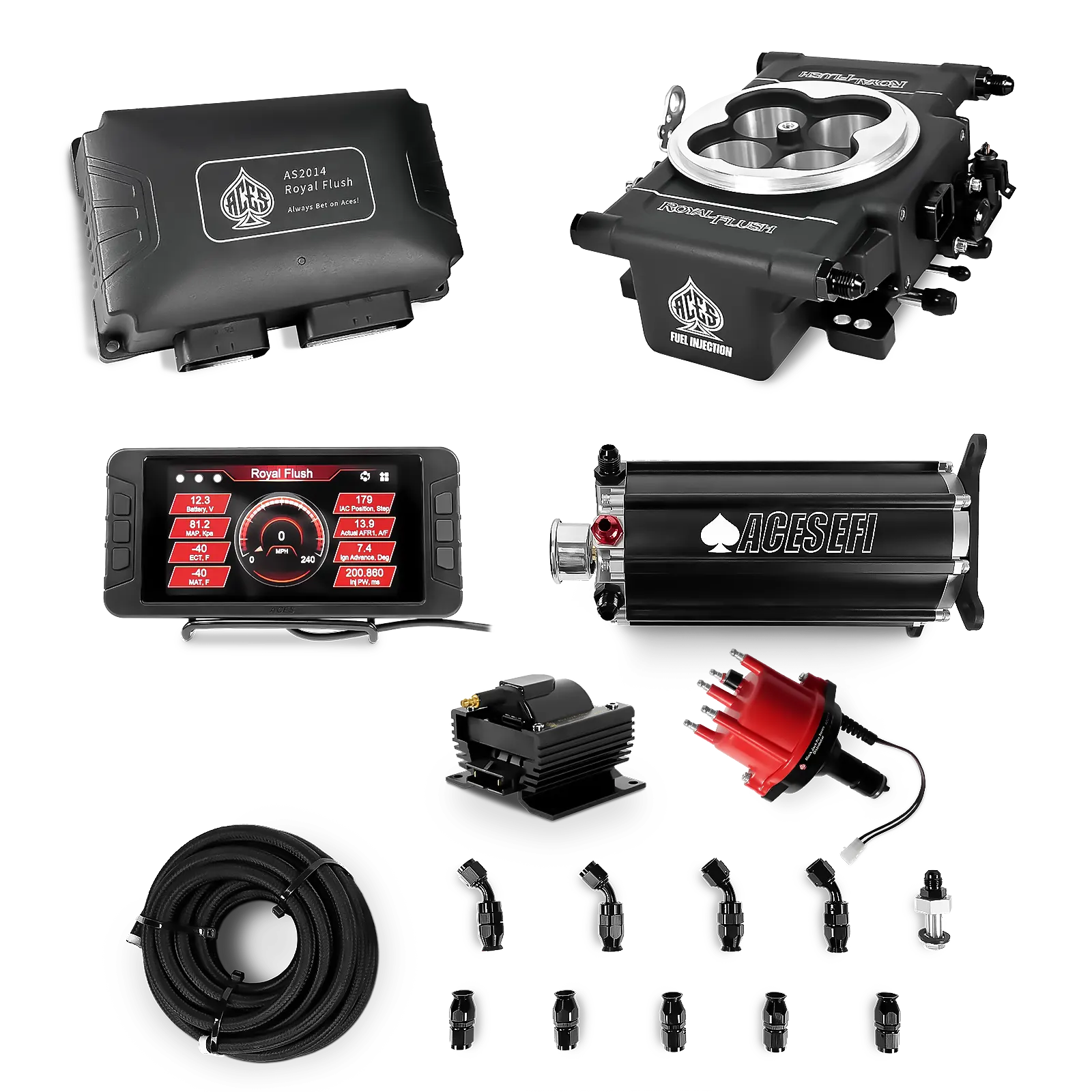 Royal Flush EFI/CDI Master Kits (Black)