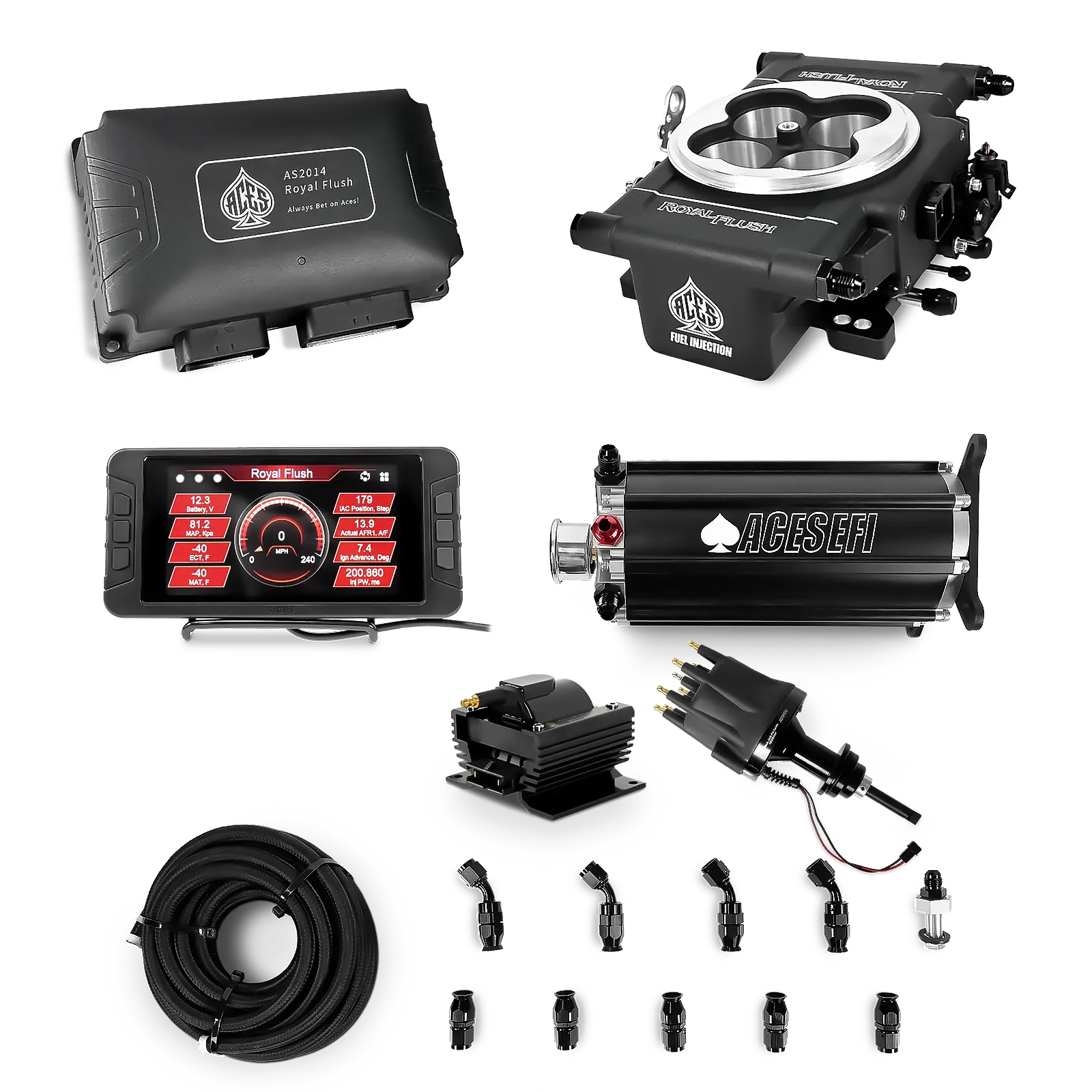 Royal Flush EFI/CDI Master Kits (Black)