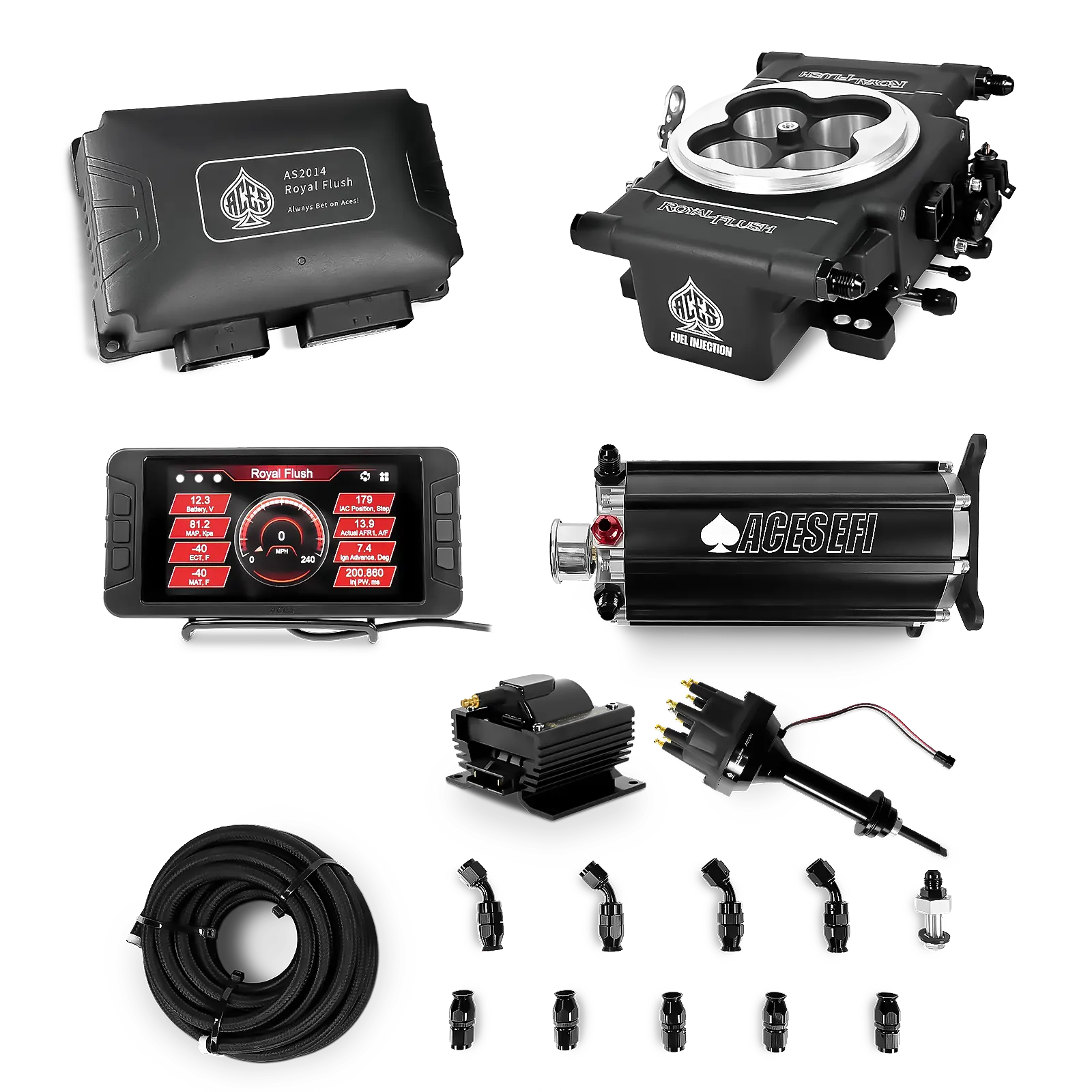 Royal Flush EFI/CDI Master Kits (Black)