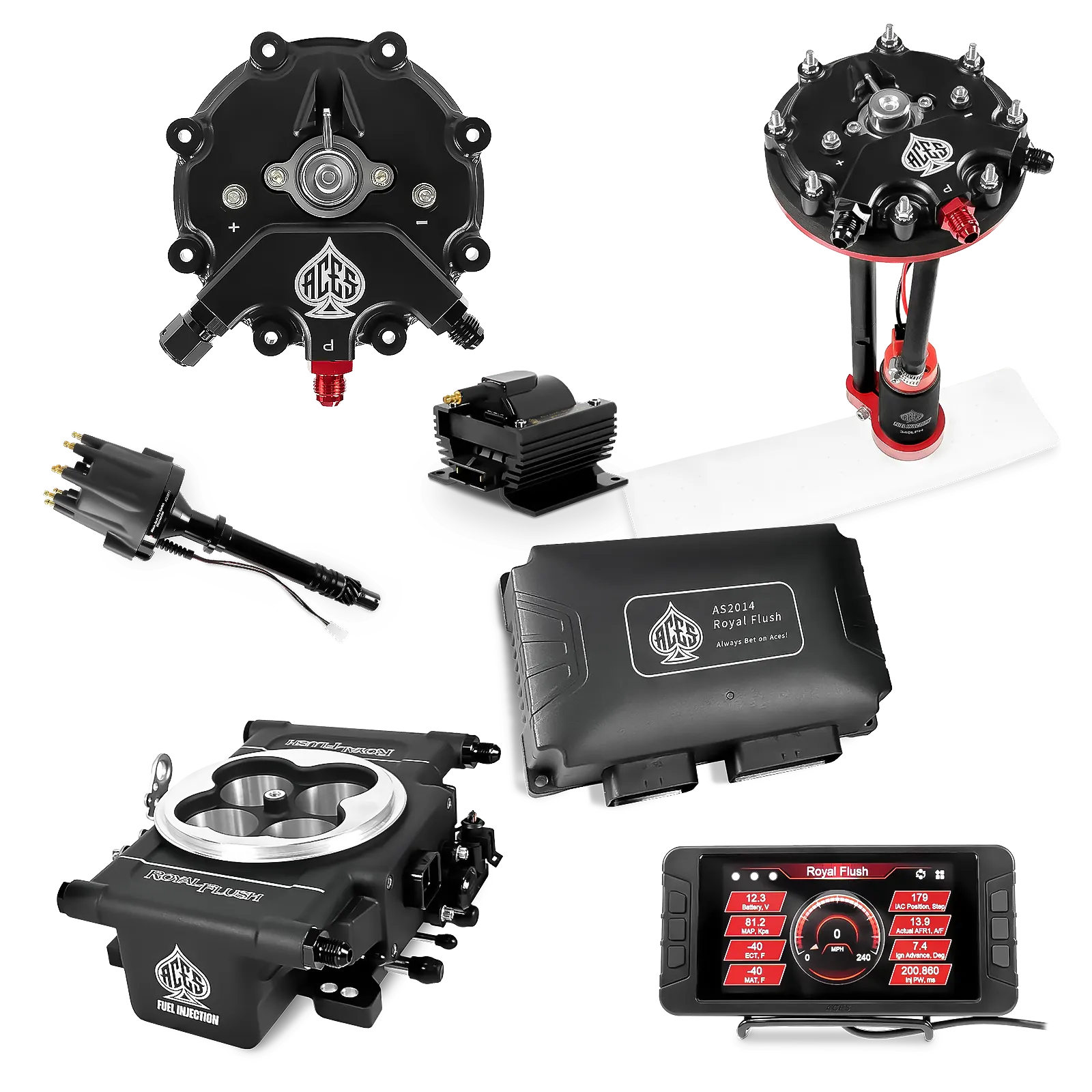 Royal Flush EFI/CDI Master Kits (Black)