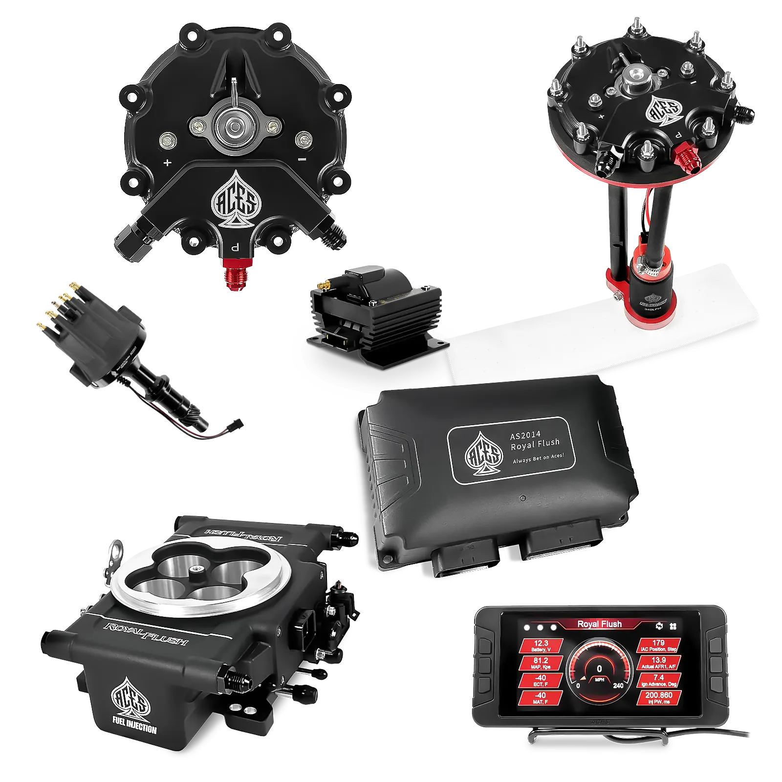 Royal Flush EFI/CDI Master Kits (Black)